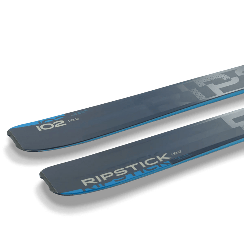 Tail view of the Elan Ripstick 102 Skis, 26/27 unisex's model
