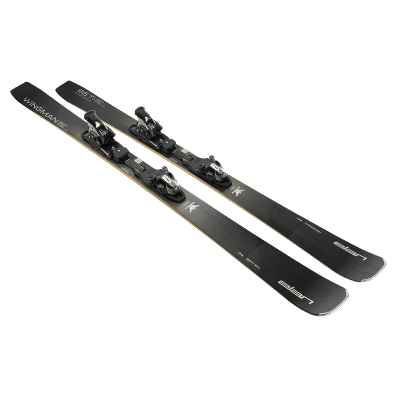 Edged view of Elan 2027 Wingman 86 Black Edition Ski