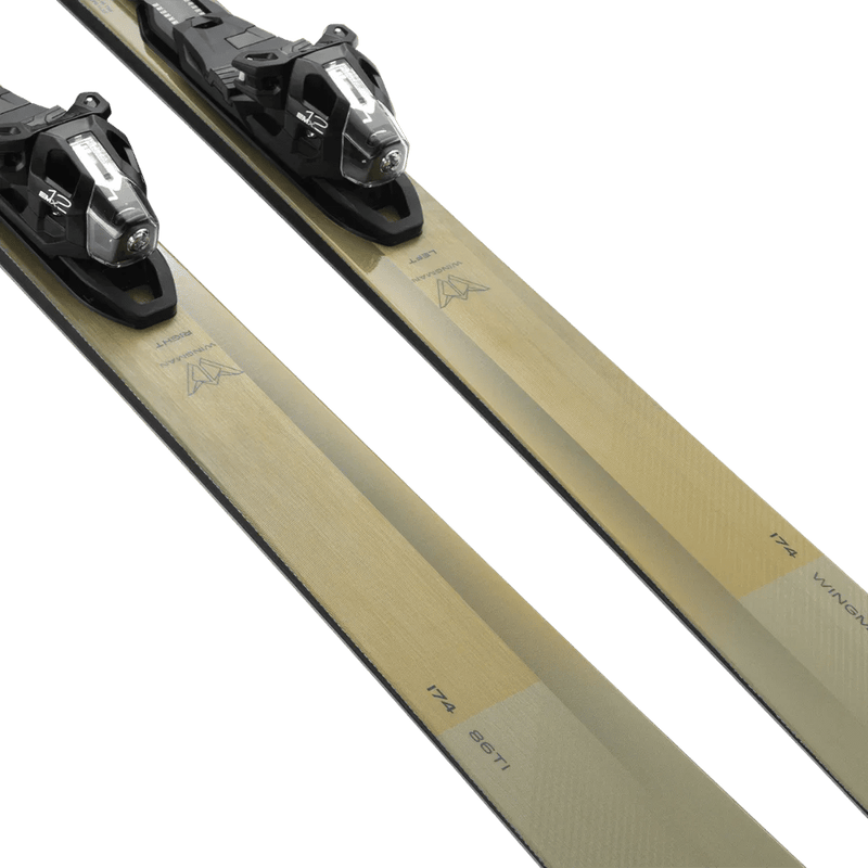 Detail view of the Elan Wingman 86 TI Skis, 26/27 unisex's model