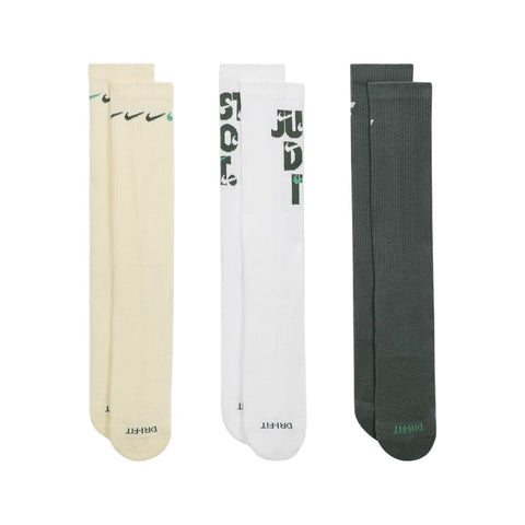 Everyday Plus Cushioned Crew Socks 3 Pack Dri-Fit