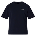 Front view of the Rollas Ezy Classic Tee in Colour Washed Black