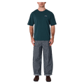 Front view of man in the Rollas Ezy Classic Tee in Colour Washed Pine