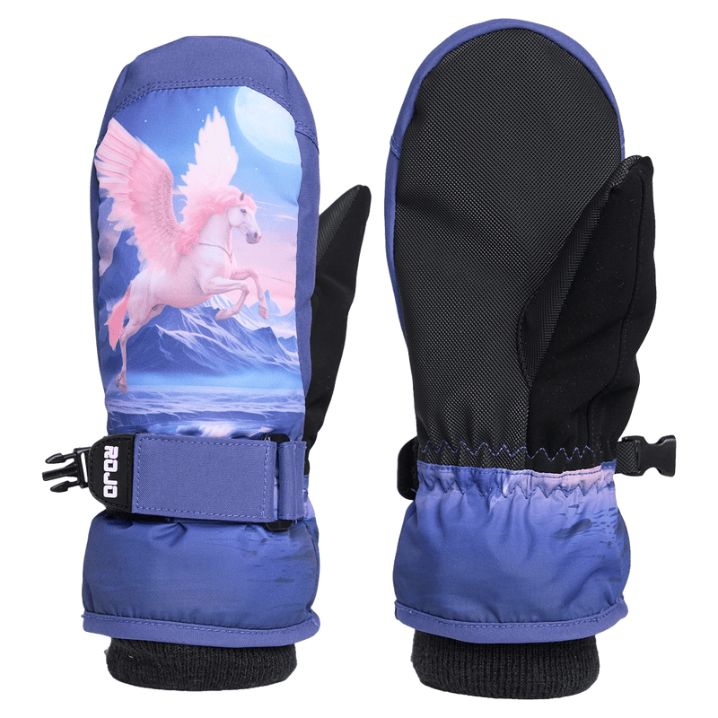 View of Youth Rojo Girls Candy Island Mitt - Kids in colour Pegasus