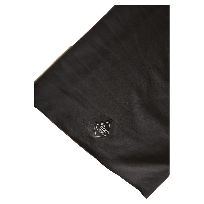 Corner view of youth Rojo Girls Tube Neck Warmer - Kids in colour True black