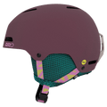 Side view of the Giro Crue MIPS Helmet in Namuk Mulberry colourway, KIDS's model