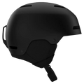 Side view of the Giro Crue MIPS Helmet in Matte Black colourway, KIDS's model