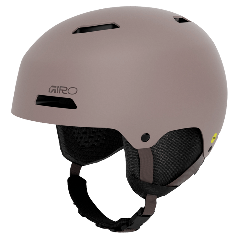 Main view of the Giro Ledge FIT Helmet in Matte Cloud Grey colourway, unisex's model