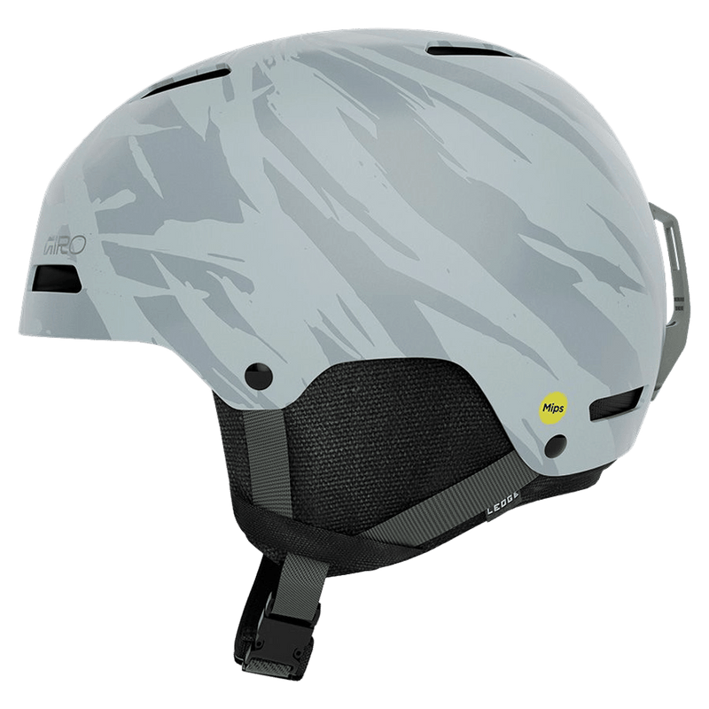 Side view of the Giro Ledge FIT Helmet in Gloss Sky Blue Trench colourway, unisex's model