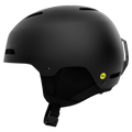 Side view of the Giro Ledge MIPS AF Helmet in Matte Black colourway, unisex's model