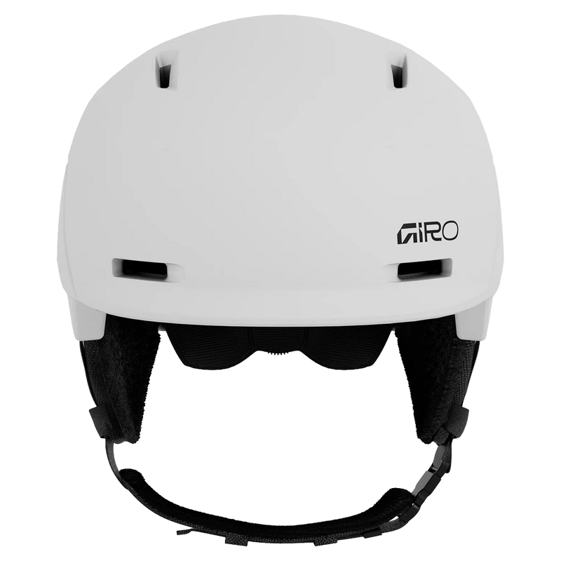 Front view of the Giro NEO II Helmet in Matte White colourway, unisex's model