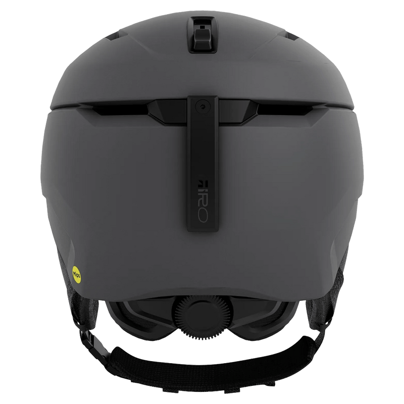 Back view of the Giro NEO II Helmet in Matte Titanium colourway, unisex's model