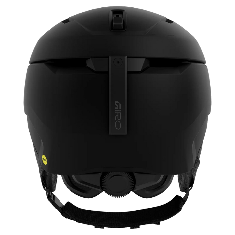 Back view of the Giro NEO II AF Helmet in Matte Black colourway, unisex's model