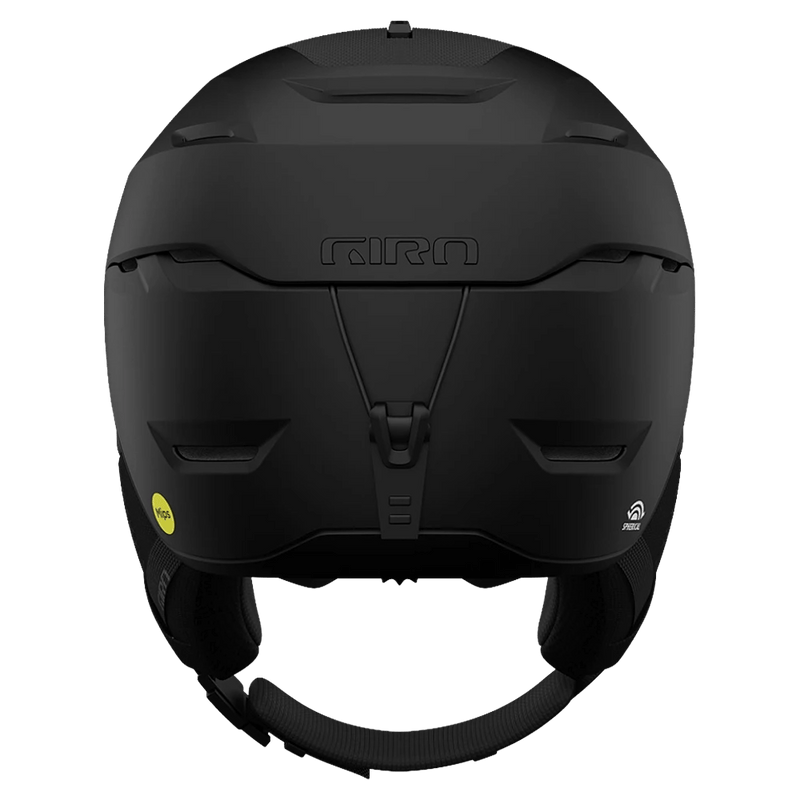 Back view of the Giro Tor MIPS Helmet in Matte Black colourway, unisex's model