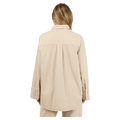 Back view of All About Eve Percy Shirt - Womens - in colour Beige.