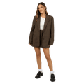 Full view of All About Eve Vanner Blazer - Womens in colour Coffee,