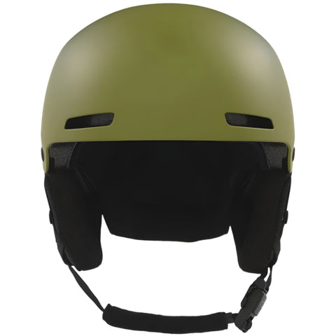 Front view of Oakley Mod 1 Pro snow Helmet in Matte Fern featuring Mip protection, BOA fit system and magnetic fidlock