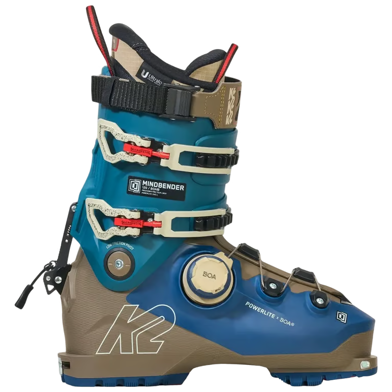 Side view of the K2 Mindbender 120 BOA Ski Boots