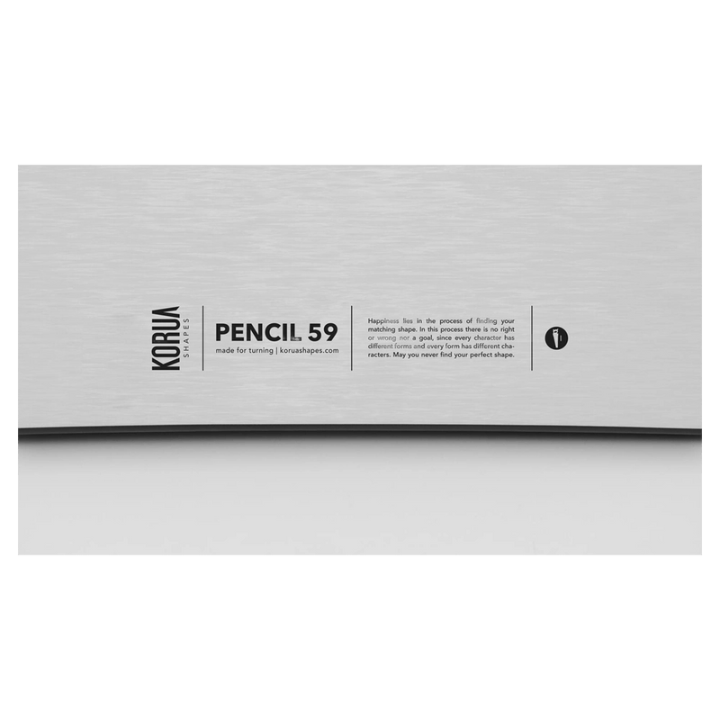 Clos up view of the Korua 2027 Pencil KOR-PENCIL2027BRUSHED Snowboard, 26/27 Unisex's model