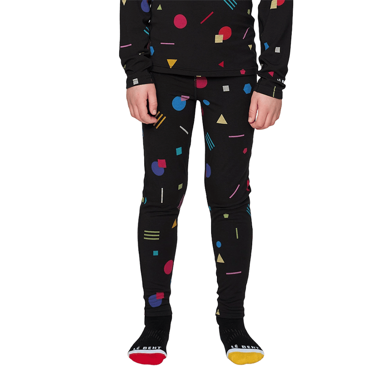 child wearing Le Bent Confetti Midweight Thermal Bottom - Kids