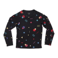 Le Bent Confetti Midweight Thermal Raglan - Kids - Flat lay