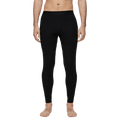 Man wearing Le Bent Core Midweight Thermal Bottom Black