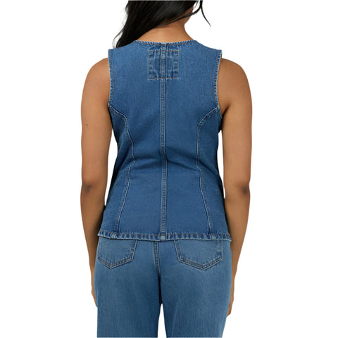Lena Denim Vest - Womens