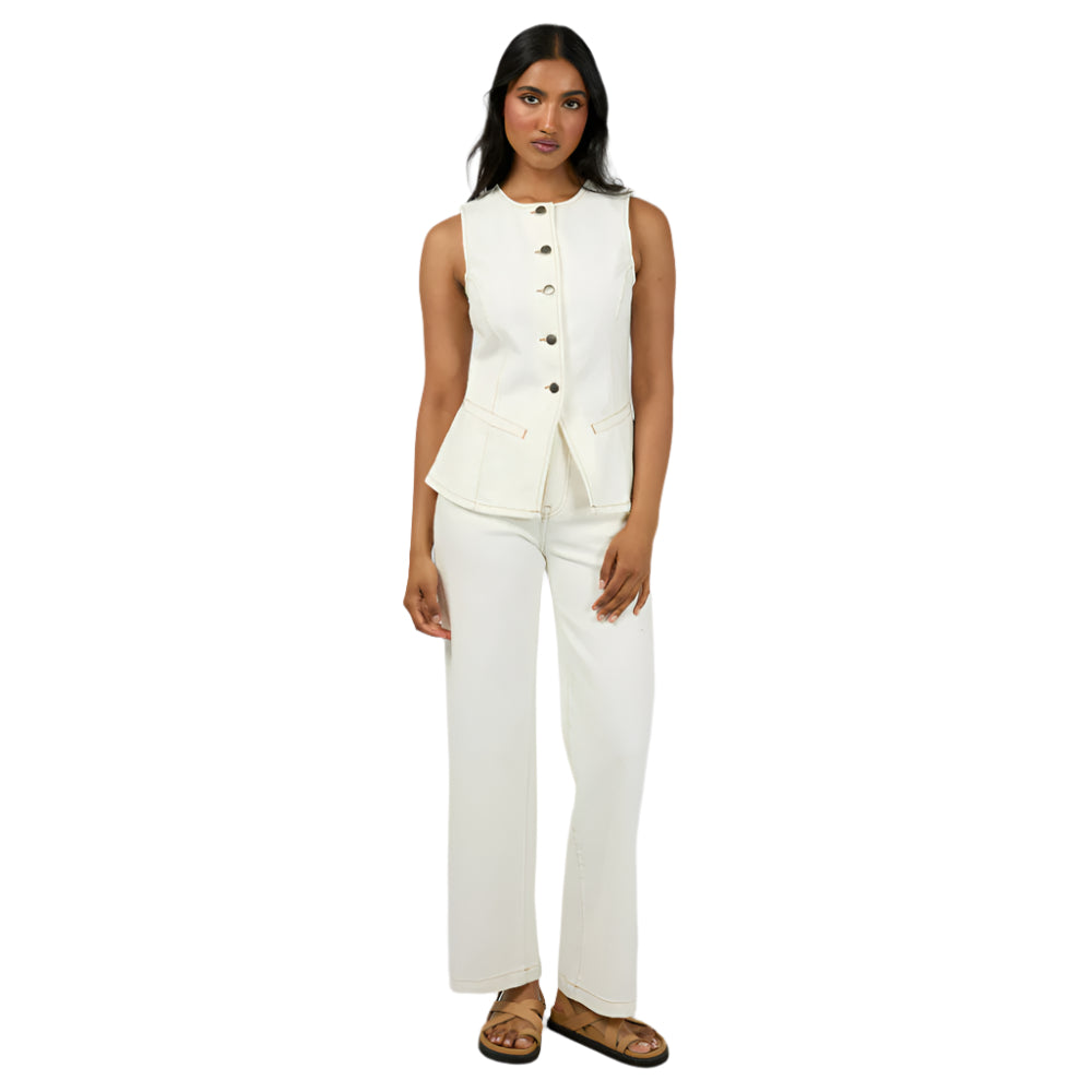Lena Denim Vest - Womens