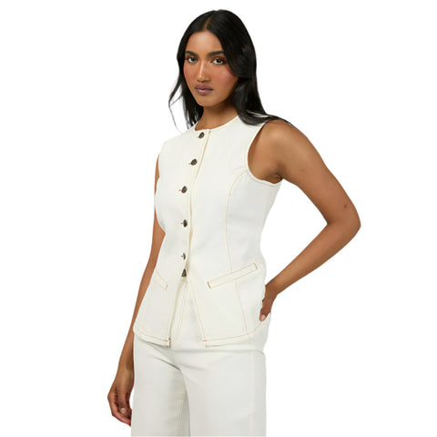 Lena Denim Vest - Womens