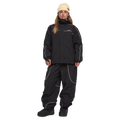 Front view of woman wearing the Rojo Nine Oh Ski Jacket - Womens in True Black