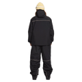 Back view of woman wearing the Rojo Nine Oh Ski Jacket - Womens in True Black