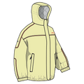 view of the Rojo Nine Oh Ski Jacket - Womens in Wax yellow