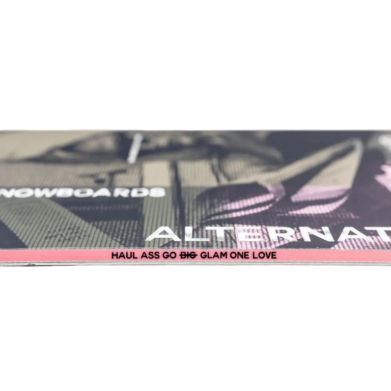 Nitro 2027 Alternator X Hailey Snowboard sidewall close up