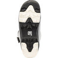 Bottom view of Nitro Club Boa Snowboard Boot showing black and white rubber outsole with textured tread.