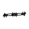 Side profile of a black One Up Components Wave mountain bike pedal with a thin wavy body and metal traction pins.