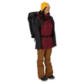 Backpacker view of the OSPREY Mountain Bound Boot Pack + Black Bags, 26/27 Unisex's model