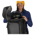 Lid2 view of the OSPREY Mountain Bound Boot Pack + Black Bags, 26/27 Unisex's model