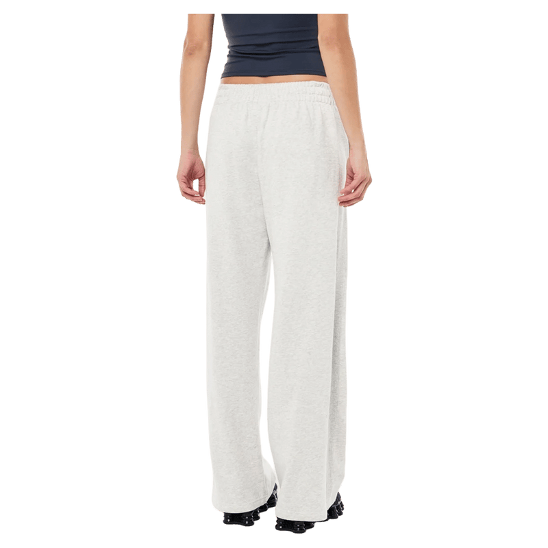 Back view of the PE NATION Swerve Tackpant Grey Marle Pants, 26/27 Womens's model