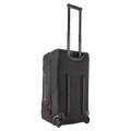 Upright view of the Patagonia Black Hole®_Wheeled_Duffle_70L_Black 49382 Bags, 26/27 Unisex's model