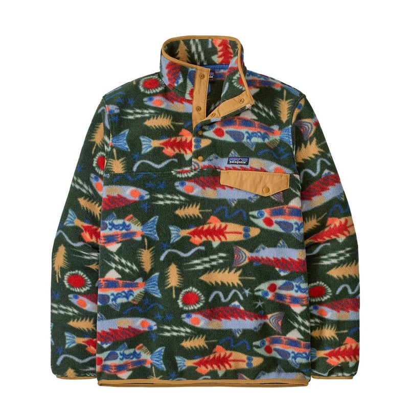 2 view of the Patagonia LW Synch Snap-T Fleece Pullover 25551OTSM Fashion, 26/27 Men's's model