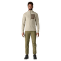 1 view of the Patagonia R1 Air Zip Neck Pelican 40246PLCN Fashion, 26/27 Unisex's model