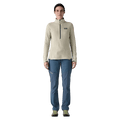 2 view of the Patagonia R1 Air Zip Neck Pelican 40251WLWT Fashion, 26/27 Women's's model