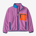 Main view of the Patagonia Synch Jacket - Kids_Brisk Purple 65320BKPL Fashion, 26/27 Unisex's model