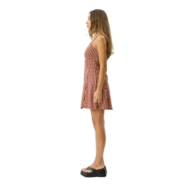 Austin - Recycled Check Mini Dress - Womens