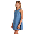 Side view of Billabong Skies Shift Dress - Kids in Salt Washed,