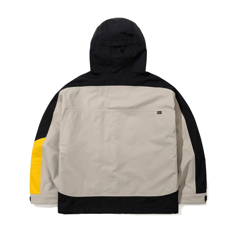Asymmetric 3L Seam Sealing Hooded Shell Snowboard Jacket