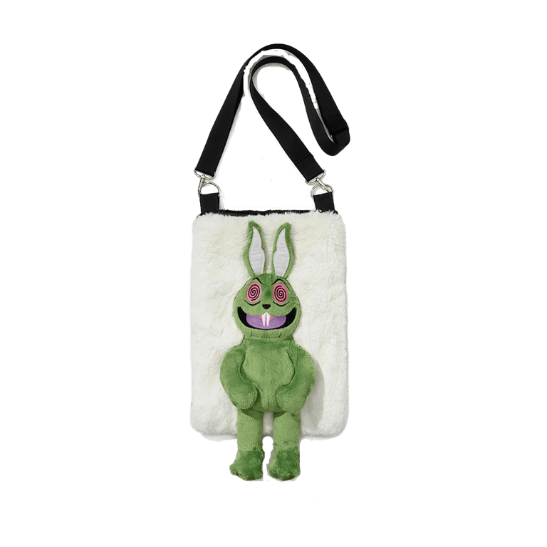 Trippy Rabbit Stuffed Doll Cross Bag