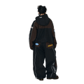 Patched Utility Hooded Snowboard Jacket