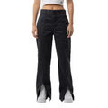 Split Washed Original Fit Pants - Womens