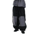 Dual Tone Super Wide Jogger Snowboard Pants