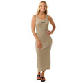 High Tide Stripe Rib Midi Dress - Womens